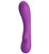 Фиолетовый силиконовый вибратор Elsa - 19 см., цвет фиолетовый - Baile