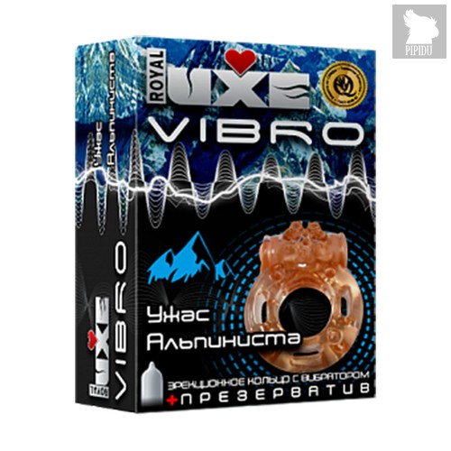 Эрекционное виброкольцо Luxe VIBRO Ужас Альпиниста - LUXLITE