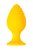 Желтая анальная втулка Riffle - 6 см., цвет желтый - Toyfa