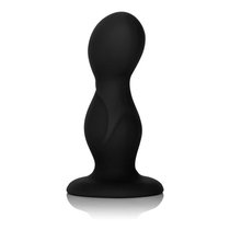 Черный анальный стимулятор Silicone Back End Play - 10,75 см., цвет черный - California Exotic Novelties