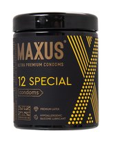 Презервативы с точками и рёбрами MAXUS Special - 12 шт. - maxus