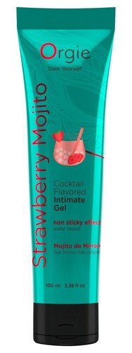 Съедобный интимный гель Orgie Lube Tube Cocktail Strawberry Mojito - 100 мл. - Orgie