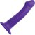 Фиолетовый фаллоимитатор-насадка Strap-On-Me Dildo Dual Density size L - 19 см., цвет фиолетовый - Strap-on-me