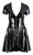 Соблазнительное платье асимметричного кроя с пышной юбкой, цвет черный, L - ORION