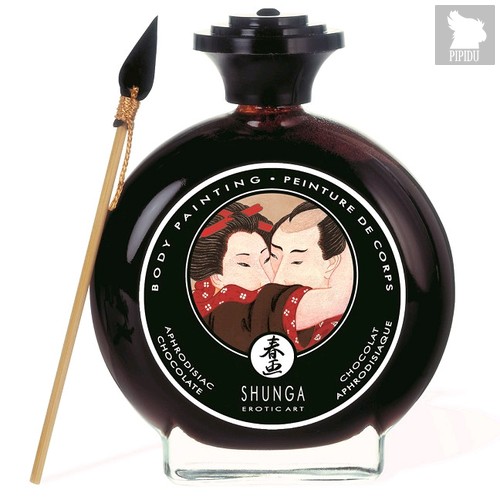 Декоративная крем-краска для тела с ароматом шоколада - Shunga Erotic Art