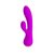 Вибромассажер PrettyLove Zachary с клиторальным стимулятором, цвет фиолетовый - Baile