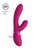 Розовый вибромассажер Kyra - 21,3 см., цвет розовый - Shots Media