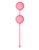 Розовые вагинальные шарики из силикона СЕКС РФ, цвет розовый - Lola Toys