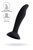 Черная анальная втулка Stroft - 10,5 см., цвет черный - Toyfa