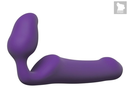 Фиолетовый безремневой страпон Queens L, цвет фиолетовый - Adrien Lastic
