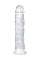 Прозрачный фаллоимитатор Auri - 20 см., цвет прозрачный - Toyfa