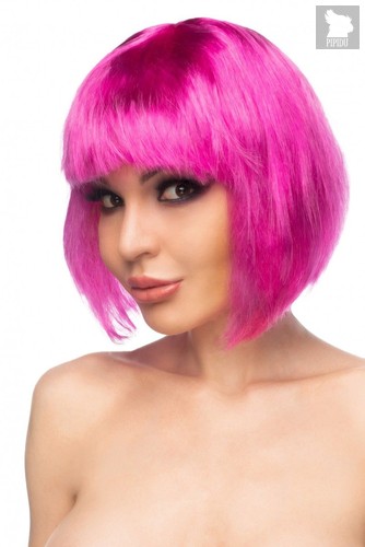 Ярко-розовый парик "Теруко", цвет розовый - МиФ