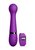 Фиолетовый вибромассажер Kegel Wand - 18,5 см., цвет фиолетовый - Shots Media