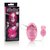 Розовая вибропулька с пультом-кристаллом и светодиодами Lighted Shimmers LED Bliss Teasers, цвет розовый - California Exotic Novelties
