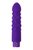 Фиолетовый вибратор с шишечками - 17 см, цвет фиолетовый - Toyfa