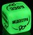 Неоновый кубик "Ролевые игры", цвет зеленый - Сима-Ленд
