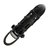 Черная закрытая насадка с подхватом мошонки и стимулятором клитора - 19,2 см., цвет черный - Baile