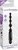 Анальный вибростимулятор ёлочка - 20 см, цвет черный - Pipedream