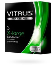 Презервативы VITALIS №3 X-Large увеличенного размера, 3 шт. - VITALIS