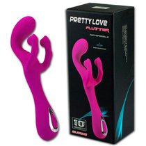 Вибратор Pretty Love Flutter, цвет розовый - Baile