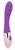 Фиолетовый ребристый вибромассажер с 10 режимами вибрации, цвет фиолетовый - Bioritm