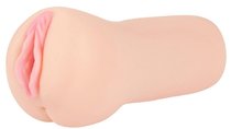 Телесный вибромастурбатор-вагина с рельефом EMILY AUTO, цвет телесный - Kokos
