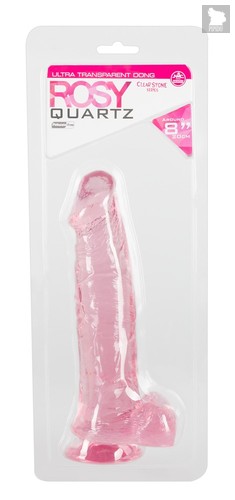 Фаллоимитатор реалистик Rosy Quartz 18 см розовый - ORION