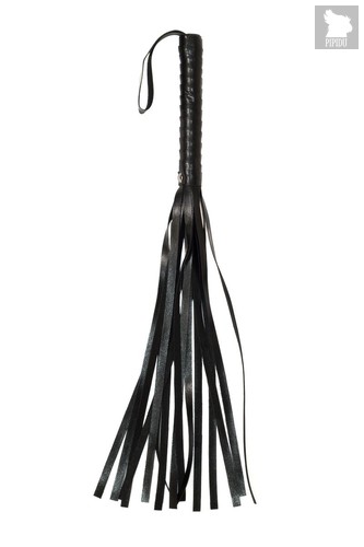 Черная плеть Rebel - 49 см., цвет черный - Lola Toys