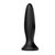 Черная анальная вибропробка Mr Play - 12,8 см., цвет черный - Baile
