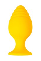 Желтая анальная втулка Riffle - 7,5 см., цвет желтый - Toyfa