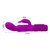 Лиловый вибратор с клиторальной стимуляцией Body Touch - 22,5 см, цвет фиолетовый - Baile
