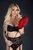 Стек с большим красным пером Large Feather Tickler - 65 см, цвет красный - Blush Novelties
