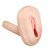 Мастурбатор-вагина с вибрацией и выносным пультом управления REALSTUFF SMOOTH BALD, цвет телесный - Dream toys