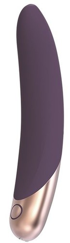 Фиолетовый вибромассажер ASTERIA - 21 см., цвет фиолетовый - Dream toys