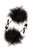 Зажимы для сосков с пухом FEATHERED NIPPLE CLAMPS, цвет черный - Blush Novelties