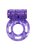 Фиолетовое эрекционное кольцо с вибрацией Rings Axle-pin, цвет пурпурный - Lola Toys