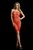 Пикантное платье без бретелек Star Rhinestone, цвет красный, S-L - Shots Media