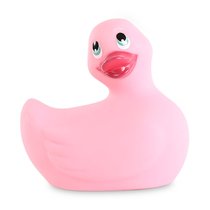 Розовый вибратор-уточка I Rub My Duckie 2.0, цвет розовый - Big Teaze Toys