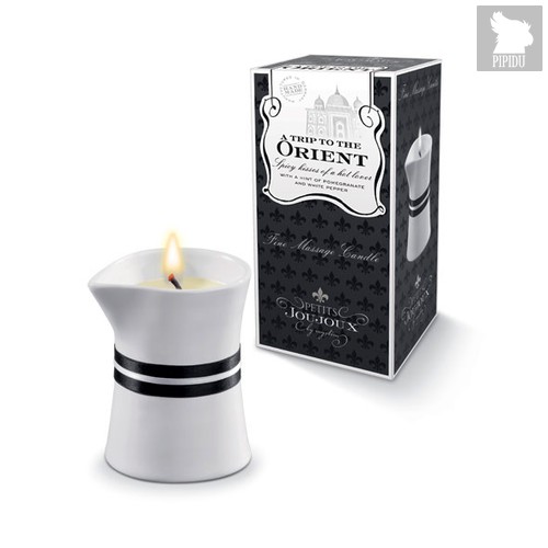 Массажное масло в виде малой свечи Petits Joujoux Orient с ароматом граната и белого перца - Mystim