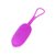 Фиолетовое виброяйцо с петлей Cedric - 13,8 см., цвет фиолетовый - Baile