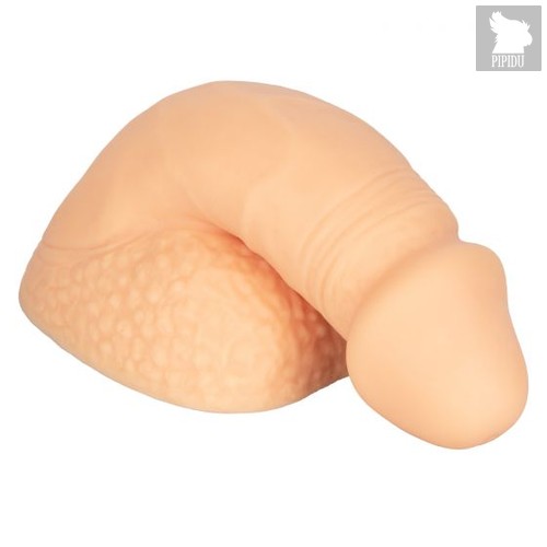 Телесный фаллоимитатор для ношения Packer Gear 4" Silicone Packing Penis, цвет телесный - California Exotic Novelties