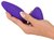 Фиолетовая анальная вибропробка RC Butt Plug - 14,5 см., цвет фиолетовый - ORION