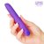 Фиолетовый мини-вибромассажёр со скошенным кончиком - 13 см., цвет фиолетовый - Bior toys