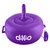 Вибросиденье Dillio Vibrating Inflatable Hot Seat с двумя фаллоимитаторами, цвет фиолетовый - Pipedream