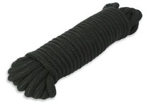 Чёрная веревка для связывания - 10 м, цвет черный - Пикантные штучки