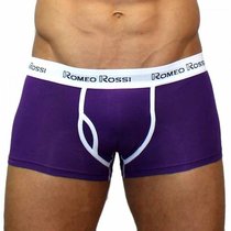 Хлопковые трусы-хипсы, цвет фиолетовый, 3XL - Romeo Rossi