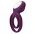 Фиолетовое эрекционное виброкольцо Tammy с подхватом мошонки, цвет фиолетовый - Svakom