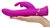 Лиловый вибратор Curve Thrusting Rechargeable Rabbit Vibrator - 24,1 см., цвет лиловый - Happy rabbit