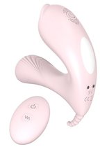 Нежно-розовый стимулятор LAY-ON KITTY, цвет розовый - Dream toys