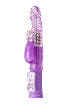 Фиолетовый вибратор High-Tech fantasy - 22,5 см, цвет фиолетовый - Toyfa